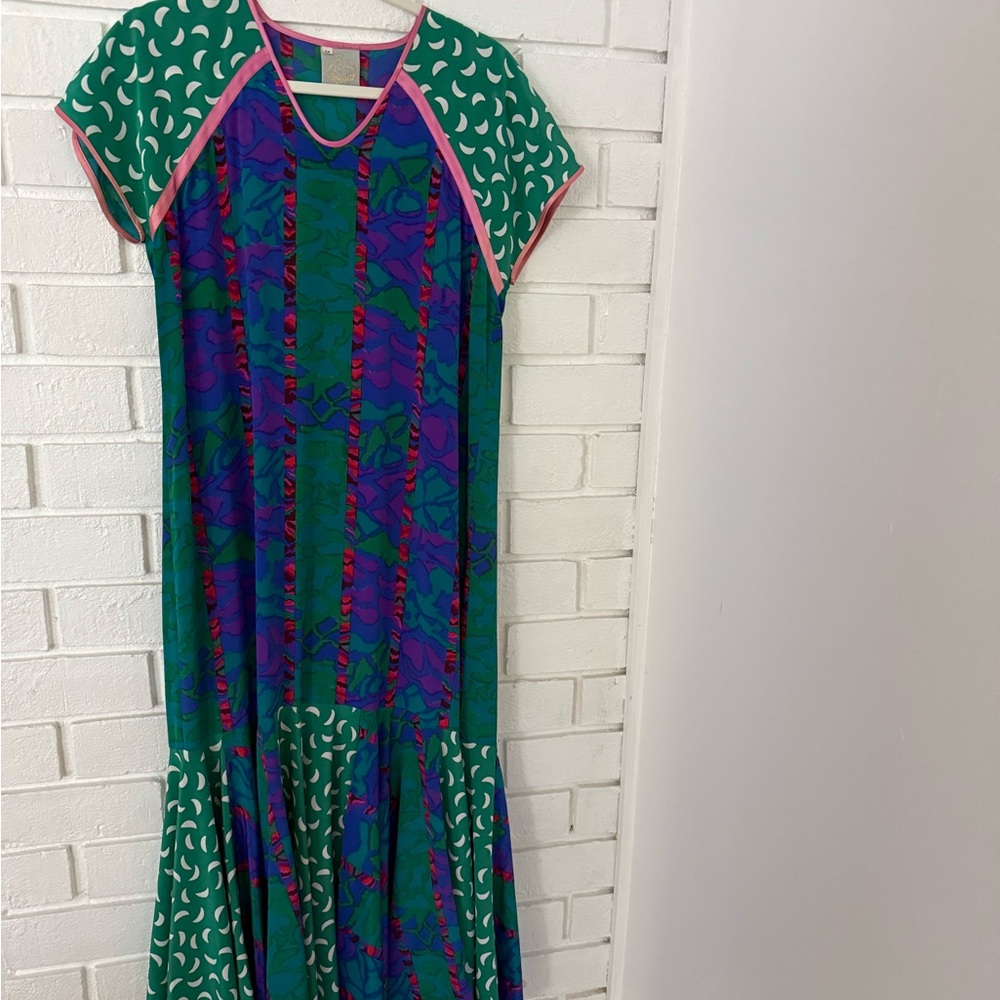 Vintage Shepherd’s Australia Silk Dress